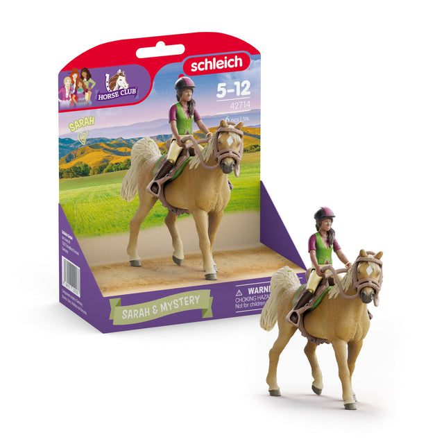 Figurines Sarah et Mystery, SCHLEICH 42714 Horse Club, Des 4 ans
