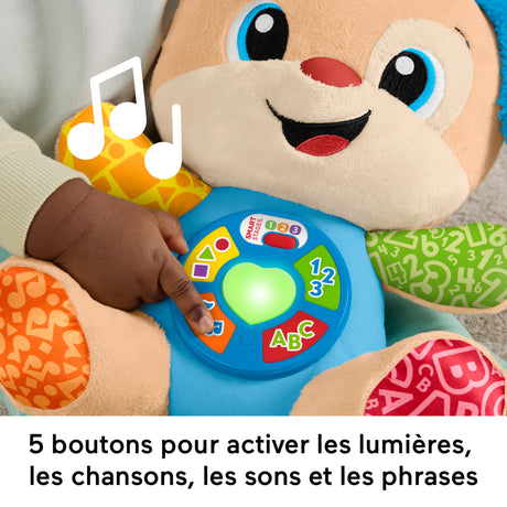 Fisher-Price-Rires Et Éveil-Puppy Éveil Progressif-Peluche Musicale JFD20