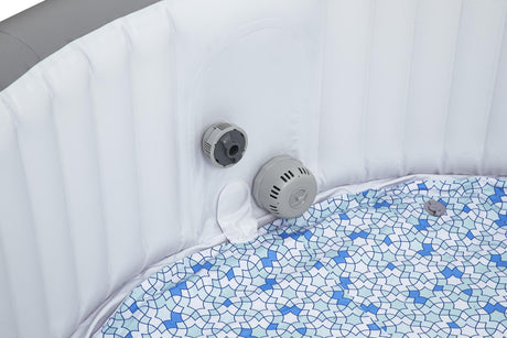 Spa gonflable BESTWAY - Lay-Z-Spa Hawaii - 236 x 71 cm - 4 a 8 places - Rond (Livré avec couverture, cartouche et diffuseur)