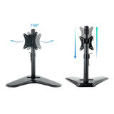 Support écran à poser Tooq DB1701TN 17"-32" (9kg max) (Noir)