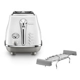 Grille-pain - DELONGHI - CTOC2103.W - 900 W - 2 fentes - Blanc