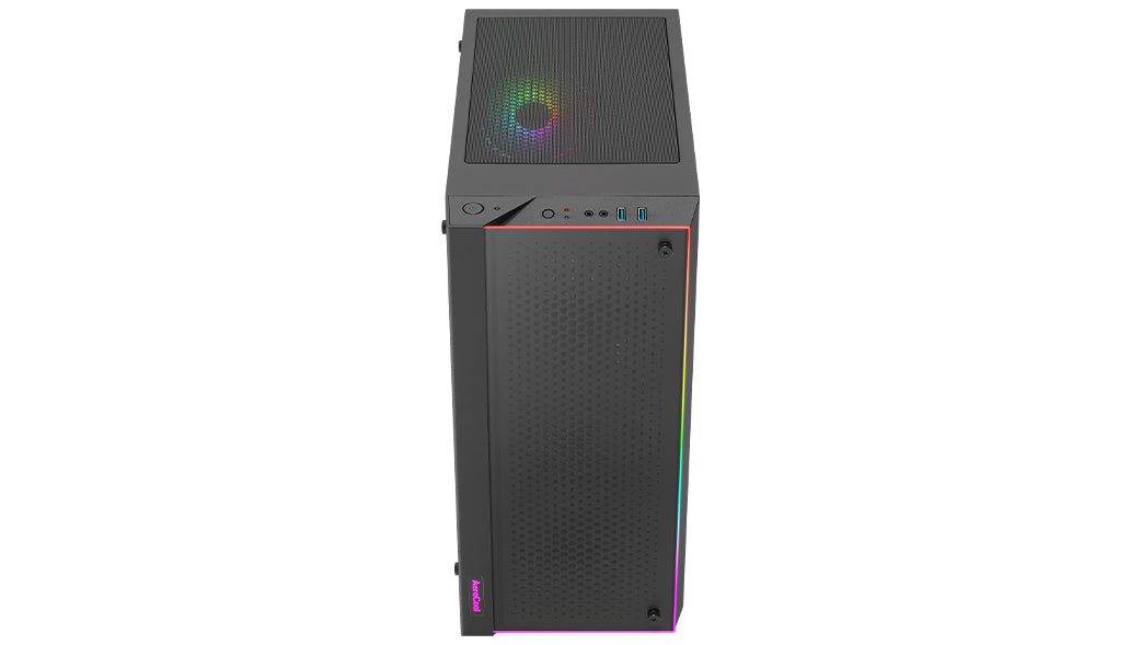 Boitier Moyen Tour ATX AeroCool Skribble RGB avec panneaux vitrés (Noir)