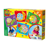 J'apprends la mosaique - SES CREATIVE - Hobby 3 - 6 - Formes en mousse autocollantes - 4 cartes préimprimées - Age : 3+