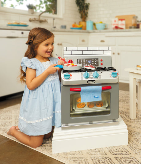Little Tikes - Mon Premier Four Electronique - Interactif & Réaliste avec Sons - Appareil Ménager de Simulation pour Enfants