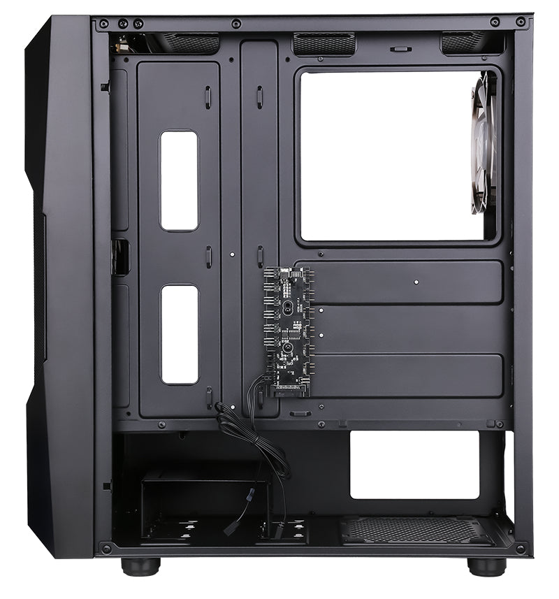 Boitier Moyen Tour ATX iTek Oxygene RGB avec panneau vitré (Noir)