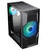 Boitier Moyen Tour ATX iTek Oxygene RGB avec panneau vitré (Noir)