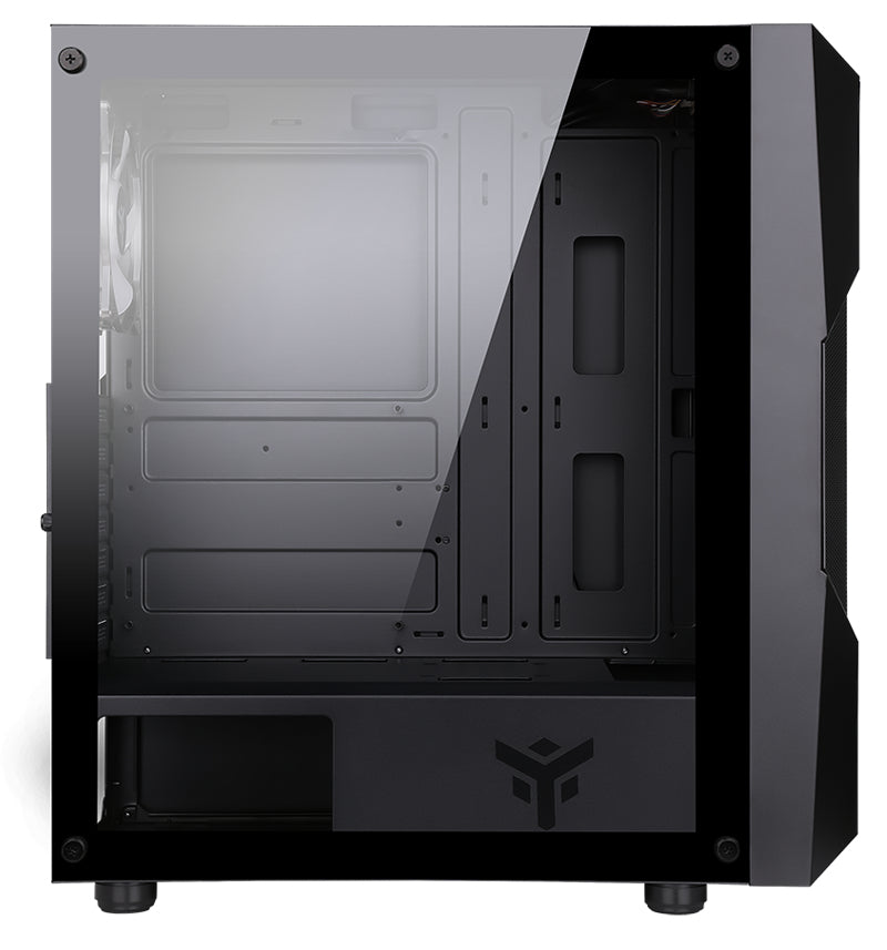 Boitier Moyen Tour ATX iTek Oxygene RGB avec panneau vitré (Noir)