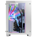 Boitier Grand Tour E-ATX Mars Gaming MCV3 avec panneaux vitrés (Blanc)