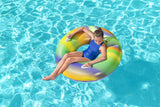 Bouée gonflable - BESTWAY - Rainbow - Diametre 119 cm - Multicolore - Pour enfants a partir de 6 ans