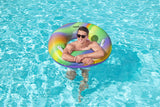 Bouée gonflable - BESTWAY - Rainbow - Diametre 119 cm - Multicolore - Pour enfants a partir de 6 ans