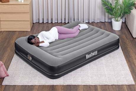 Lit gonflable - BESTWAY - Matelas 2 places - 203 x 152 x 36 cm - Pompe électrique intégrée