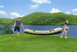 BATEAU GONFLABLE VOYAGERA© X4 SET HYDRO-FORCEA©, 350 X 145 CM, 4 ADULTES