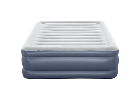 Lit gonflable - BESTWAY - 6713I - Tritech™ - 2 places, 203 x 152 x 51 cm, pompe électrique intégrée, cadre de lit