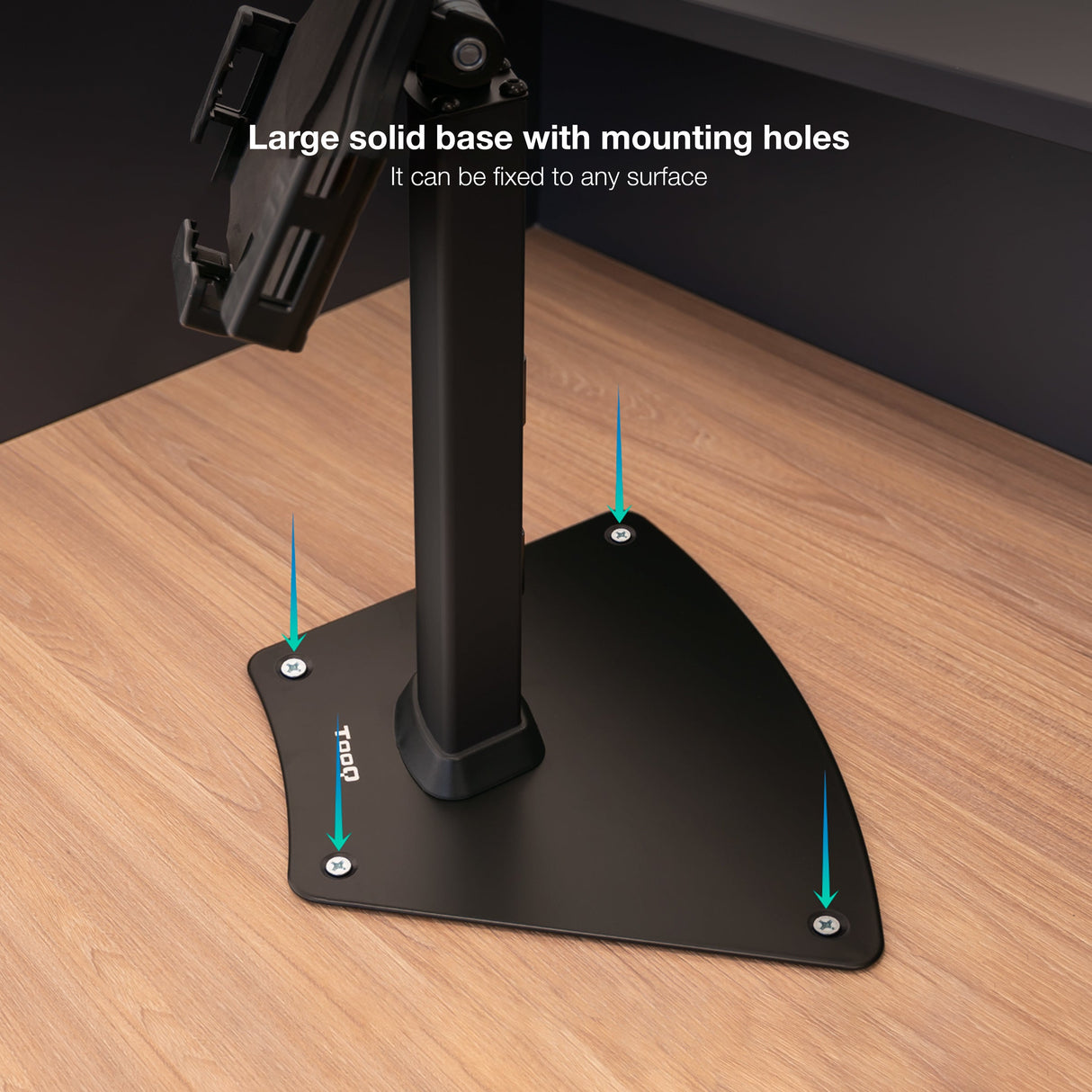 Support tablette universel sur pied TooQ TQTDS0811 avec antivol (Noir)