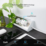 Chargeur secteur TooQ TQWC-GANPD30 1 port USB-C 30W (Blanc)
