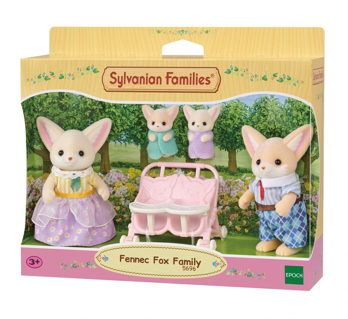 Poupée - SYLVANIAN FAMILIES - Famille Fennec - Multicolore - Articulée et habillée avec soin