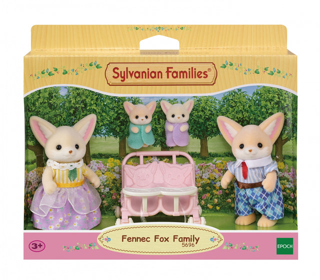 Poupée - SYLVANIAN FAMILIES - Famille Fennec - Multicolore - Articulée et habillée avec soin