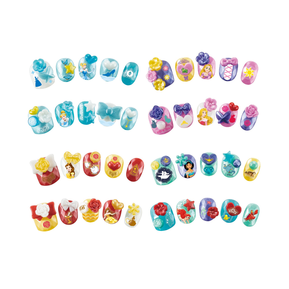 Aquabeads - Nail Studio Princesses Disney - Ongles qui collent avec de l'eau