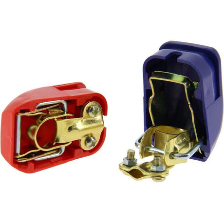 Lot de 2 cosses de batterie - XL TECH - a serrage rapide (+) (-)