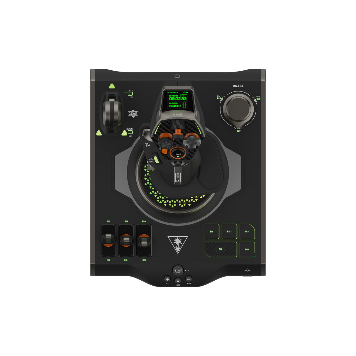Systeme de simulation HOTAS premium - TURTLE BEACH - VelocityOne™ Flightdeck - Pour PC Windows 10 et 11