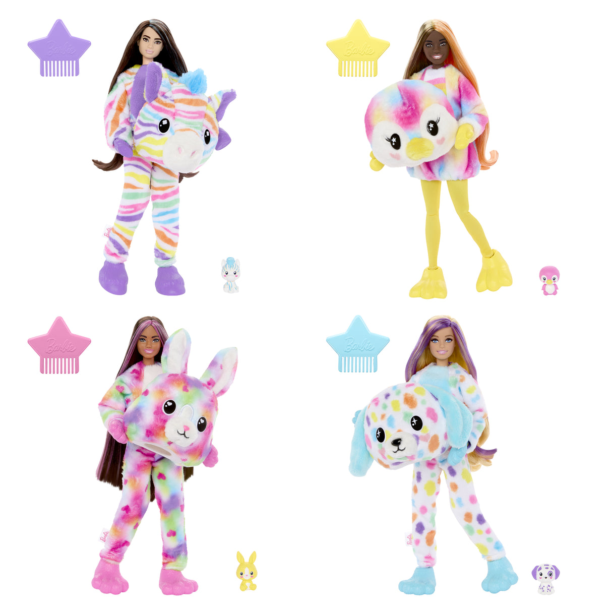 Barbie-Barbie Cutie Reveal-Poupée manchot Reve Coloré et 10 surprises HRK40