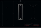 Plaque de cuisson aspirante a induction - ELECTROLUX - 4 foyers - 78 x 52 cm - KCC83443