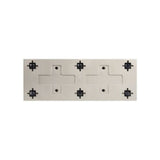Jardiniere Muret a réserve d'eau avec roulettes - EDA - Toscane - 74 L - 79 x 35 x H.39 cm - Gris Anthracite
