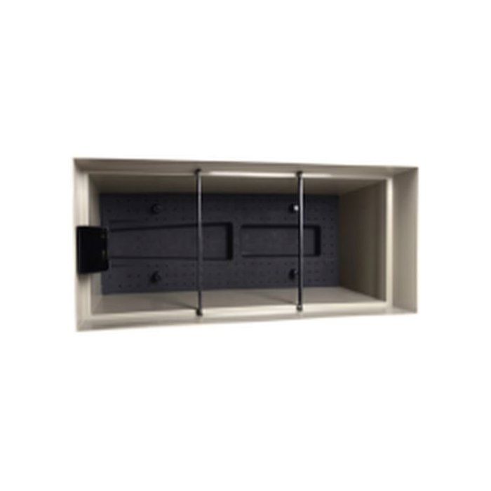 Jardiniere Muret a réserve d'eau avec roulettes - EDA - Toscane - 74 L - 79 x 35 x H.39 cm - Gris Anthracite