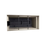 Jardiniere Muret a réserve d'eau avec roulettes - EDA - Toscane - 74 L - 79 x 35 x H.39 cm - Gris Anthracite