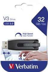 Clé USB 3.2 Verbatim Store'N'Go - 32Go (Noir)