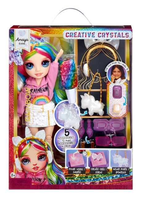 Rainbow High Cristal Poupée Mannequin 27 cm - Amaya