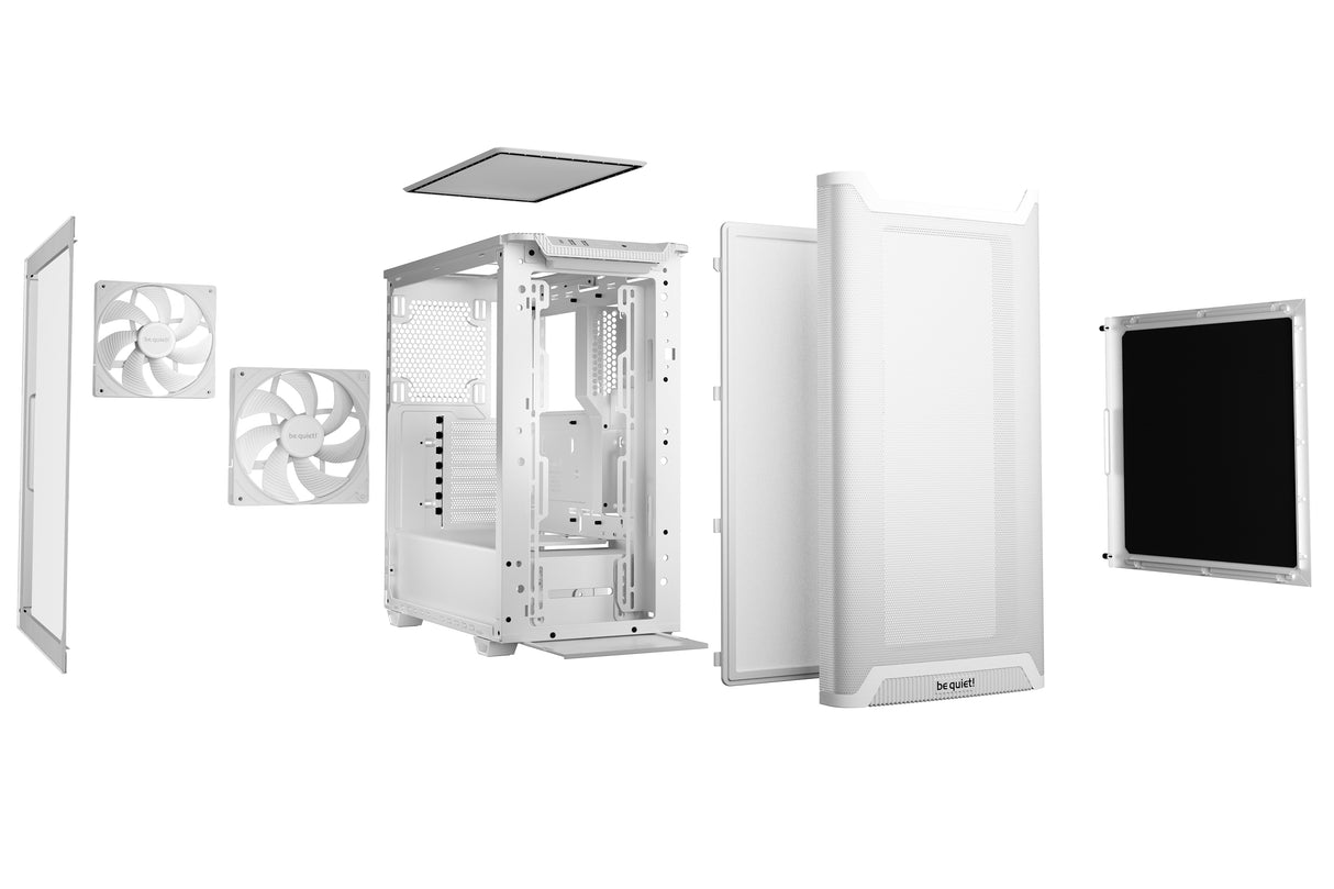 Boitier Moyen Tour ATX be quiet! Pure Base 501 AirFlow avec panneau vitré (Blanc)