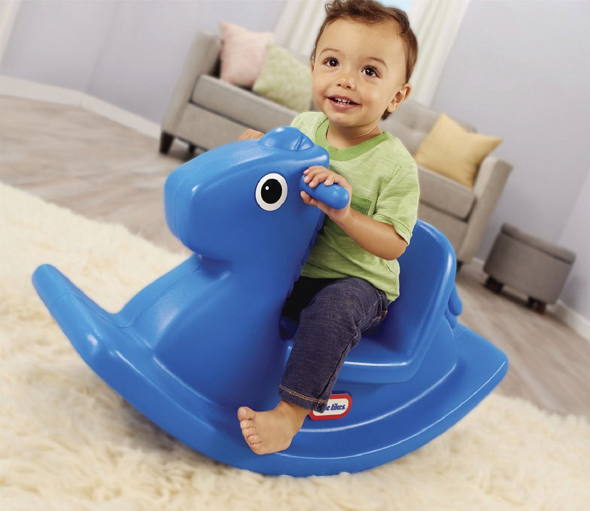 Cheval a bascule - Little Tikes - 12 Mois a 3 Ans  - Poignées facile a attrapper & Selle Stable et Sécurisée- Construction durable