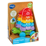 VTECH-FAMILLE EMPILO TORTUE (PLASTIQUE REUTILISE)