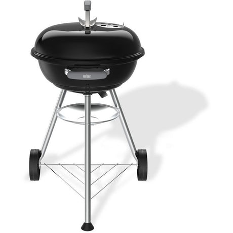 Barbecue a charbon - Weber - Compact Kettle - Ř47 cm - Acier émaillé - Clapet d'aération - 6 couverts - Noir