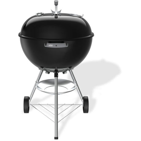 Barbecue a charbon - Weber - Bar-B-Kettle - Ř57 cm - Thermometre intégré - Acier émaillé - 9 couverts - Noir