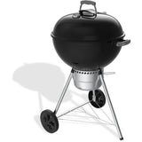 Barbecue a charbon - Weber - Original Kettle E-5730 - Ř57 cm - Thermometre intégré - Clapet d'aération - 9 couverts - Noir