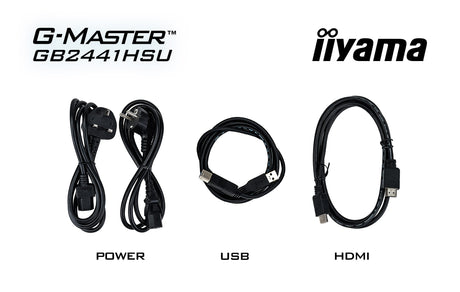 Ecran PC Gamer - IIYAMA - 24'' - FHD - 144Hz - Dalle IPS - 1ms - Réglable en hauteur - G-Master