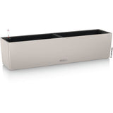 LECHUZA Jardiniere - Balconera color 80 - 79 x 19 x 19 cm - 12 L - Kit complet - Brun sable