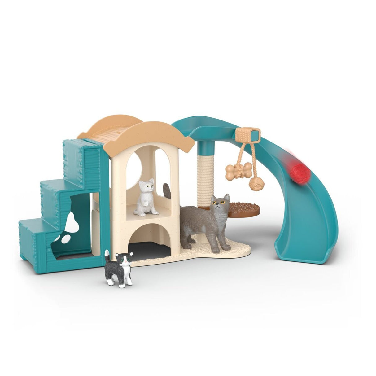 Figurine Jeux pour chats, Schleich 42764 Farm World, des 3 ans
