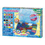 Aquabeads Méga recharge 2400 perles,  perles qui collent avec de l'eau, 31502, 24 couleurs, des 4 ans
