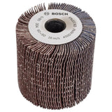 Rouleau a lamelles surface courbe Grain 80 - BOSCH - PRR / TEXORO - Poncer - Bois, Métal et Matiere synthétique