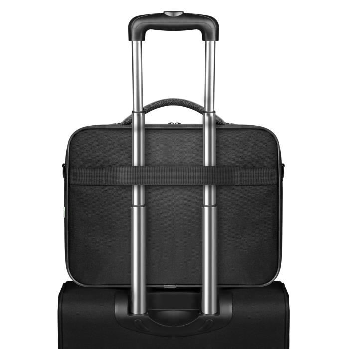 Sacoche PC - PORT DESIGNS - Pour ordinateur portable COURCHEVEL Clamshell - 15.6 pouces - Noir