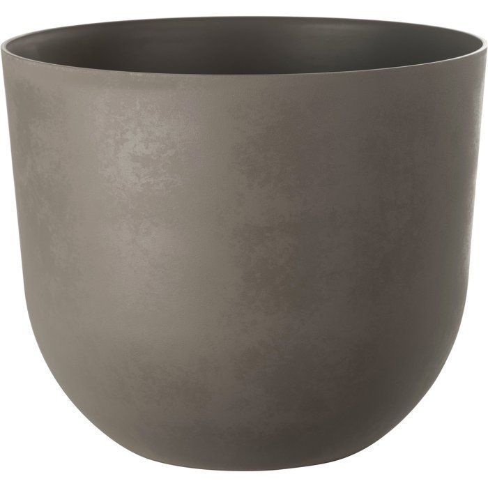 Pot de fleurs rond - GARDEN ID - Swing Rond - Ř 30 - 13 L - H 25 cm - Tourbe