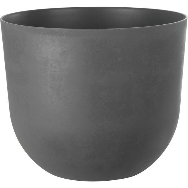 Pot de fleurs rond - GARDEN ID - Swing Rond - Ř 40 - 30 L - H 32 cm - Gris
