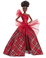 BARBIE Poupée joyeux noël brune HRM62