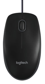 Souris filaire Logitech B100 Optical USB (Noir)
