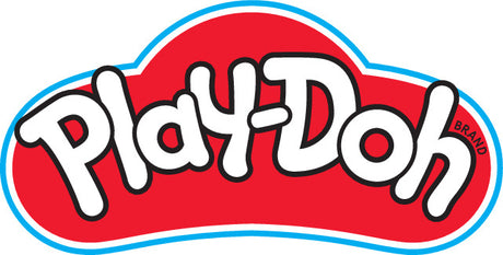 Play-Doh Pack de 12 L'imagination en fete, autocollants et pots de pâte a modeler de 28 g, petits cadeaux, loisirs créatifs pour enf