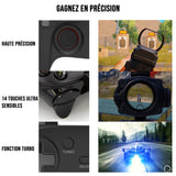 Manette Gaming sans fil Bluetooth / 2.4GHz / filaire Avec clip pour Smartphone C