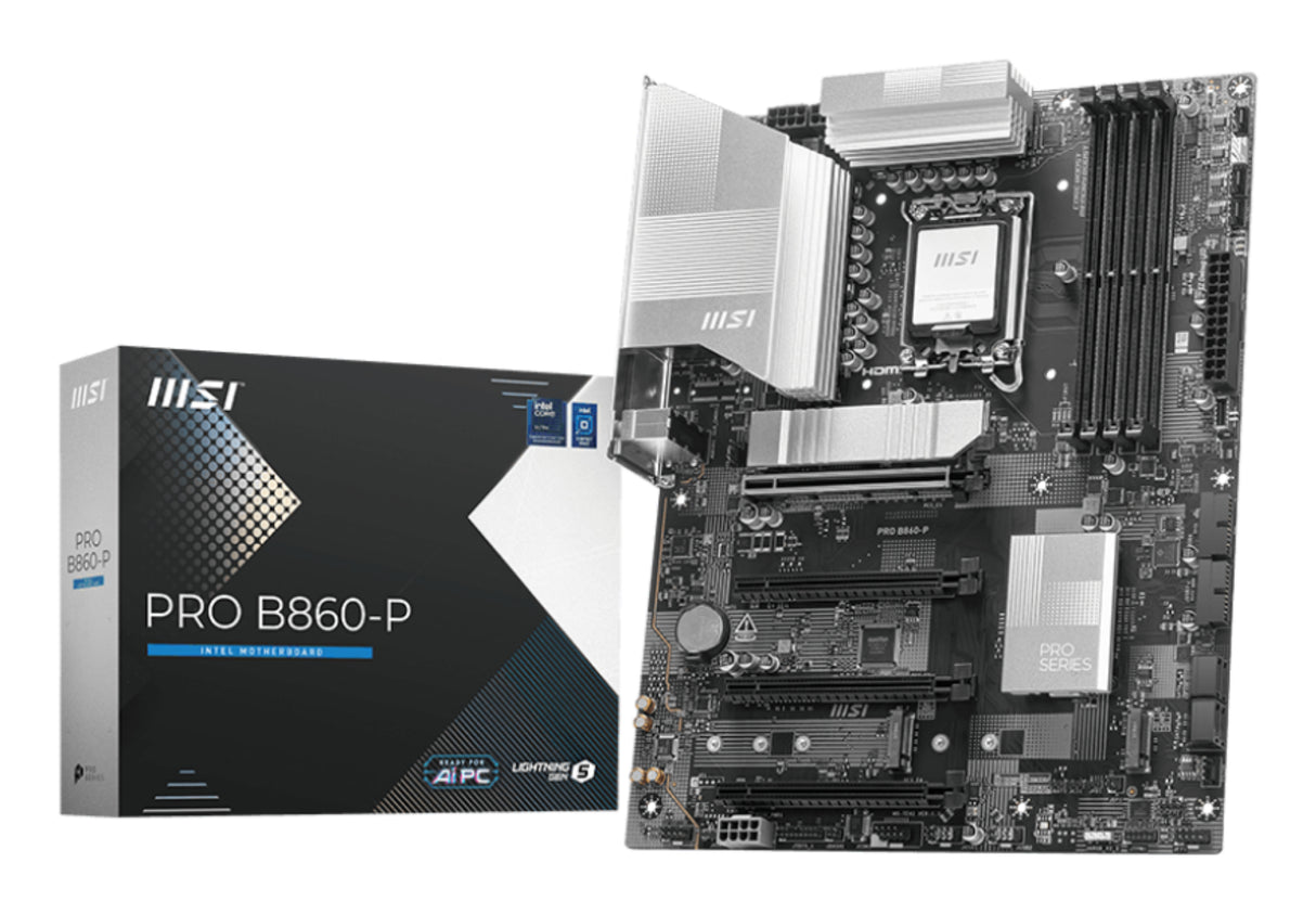 Carte mere - MSI - PRO B860-P Intel B860 LGA 1851 (Socket V1) ATX
